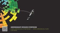 Promotional graphic for Undergraduate research Symposium 